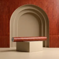 Self Adhesive Dark Brown Shade Texture Wallpaper Roll 2 Meter