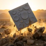 Non Self Adhesive Bubble Grey 3D Panel