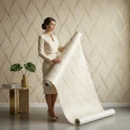 Self Adhesive Abstract Golden Leaf Flame Pattern UV Marble Sheet