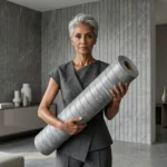 Self Adhesive Grille Sheet Dark Grey Texture