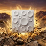 Non Self Adhesive Bubble White 3D Panel