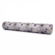 Self Adhesive Wallpaper White Purple Circle Texture 10 Meter - Image 2