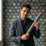 Self Adhesive Wallpaper Stone Texture 10 Meter