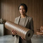 Self Adhesive Grille Sheet Dark Walnut