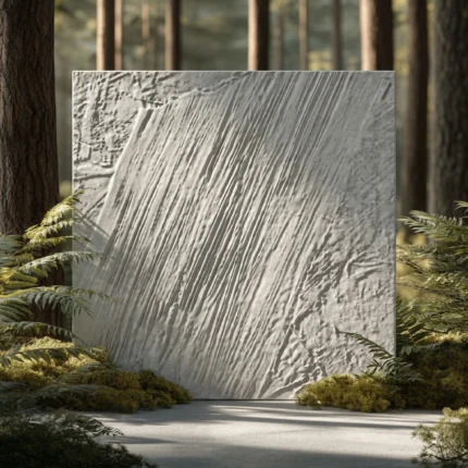 PVC Soft Cement Texture Ceramic Foam Sheet 2X2 ft