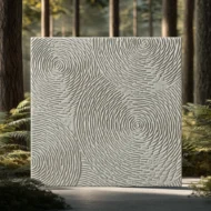 PVC Soft Cement Circle Texture Ceramic Foam Sheet 2X2 ft