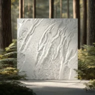 PVC Soft White Ceramic Foam Sheet 2X2 ft