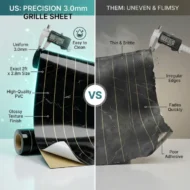 Self Adhesive Grille Sheet Black Texture - Image 4