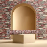 Self Adhesive Wallpaper Colourful Bricks Texture 10 Meter - Image 2