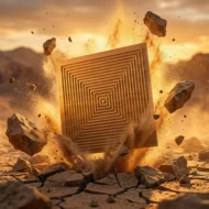 Self Adhesive Rectangular Wood Pattern 3D Panel