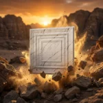 Non Self Adhesive Square White 3D Panel