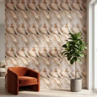 Self Adhesive Peach Abstract Texture Foam Sheet 2x2 - Image 3