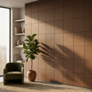 PVC Soft Brown Texture Ceramic Foam Sheet 2X2 ft - Image 2