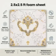 Self Adhesive Royal Design 2.5x2.5 Foam Sheet - Image 3