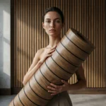 Self Adhesive Grille Sheet Light Brown Texture