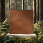 PVC Soft Brown Circle Texture Ceramic Foam Sheet 2X2 ft