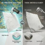 Self Adhesive White Texture Foam Sheet 2x2 - Image 5