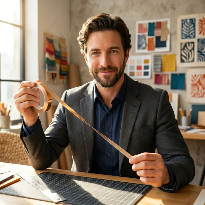 Self Adhesive Golden Tape - Image 2